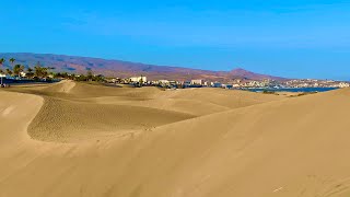 Gran Canaria The Dunes of Maspalomas in Playa del Ingles [upl. by Einahpetse476]