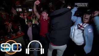 Tuscaloosa fans go wild as Alabama beats Georgia to win national championship  SC with SVP  ESPN [upl. by Brownson]