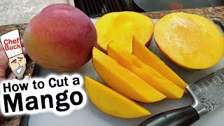 How To Cut A Mango  Easy Mango Smoothie Recipe [upl. by Nnoved]