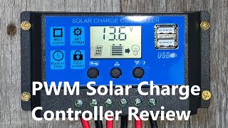 Basic PWM Solar Charge Controller Review  12 Volt MONO SOLAR KIT [upl. by Fons]