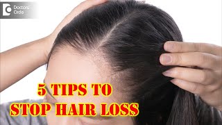 5 Tips on How To Stop Hair Loss And Regrow Hair Naturally  Dr Rasya Dixit  Doctors Circle [upl. by Eedia879]