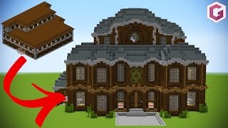 Lets Transform a Minecraft Woodland Mansion [upl. by Trinette]