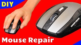 Mouse Button Not Working How to Repair a Computer Mouse Button Switch WIRELESS OR WIRED ✅ [upl. by Limoli]