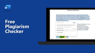 How to use Similarity Checker in Microsoft Word [upl. by Sirref]