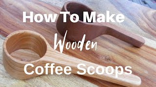 Make a Wooden Coffee Scoop [upl. by Anaujd123]