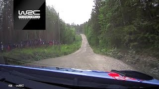 WRC  Neste Rally Finland 2019 Shakedown ONBOARD Breen [upl. by Haerr128]