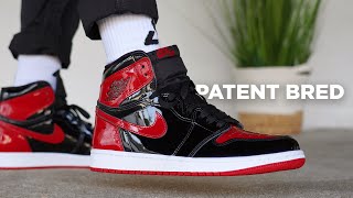 Air Jordan 1 PATENT BRED Review [upl. by Liebowitz]