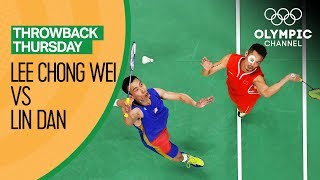 Badminton SemiFinals Lee Chong Wei vs Lin Dan  Rio 2016 FULL Replay  Throwback Thursday [upl. by Gnihc43]