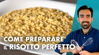 Come preparare il risotto perfetto TUTTORIAL [upl. by Alfonso]