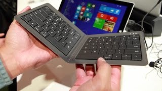 Microsoft Universal Foldable Keyboard handson [upl. by Chesna]