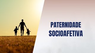 Paternidade socioafetiva [upl. by Edric806]