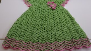 Vestido Crochet Niña 3 a 4 años cc [upl. by Thoma]