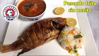 Como freír un pescado sin aceite Receta saludable [upl. by Behlau]