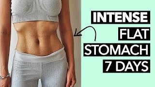 1 Week Flat Stomach Workout Intense [upl. by Yerxa]