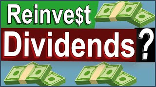 Are Dividend Reinvestment Plans Good Dividend Investing  DRIP Dividend Investing [upl. by Natanhoj]