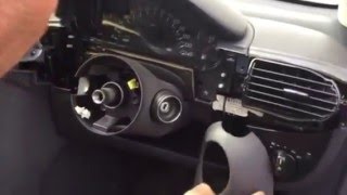 Removing the steering column of a Mercedes A class [upl. by Aydan]