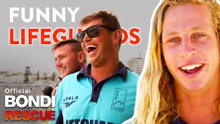 FUNNIEST Lifeguarding Moments  Bondi Rescue Season 11 [upl. by Sinnaoi]