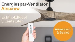 Deckenventilator Airscrew von CasaFan  creoventv Produktvideo [upl. by Mayce297]