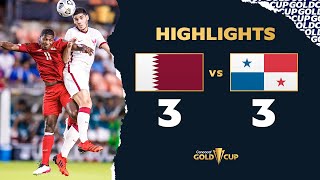 Highlights Catar 33 Panamá  Gold Cup 2021 [upl. by Senecal]