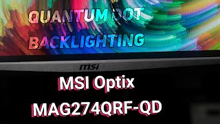 5 things you need to know about the MSI Optix MAG274QRFQD monitor [upl. by Elvin]