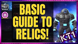 Basic Guide To Relics Marvel Contest Of Champions [upl. by Boeschen]