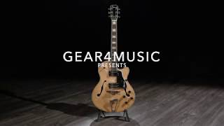 Hartwood Novella Hollowbody Guitar Natural  Gear4music demo [upl. by Drazze]