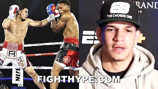 EDGAR BERLANGA 62SECOND KNOCKOUT POSTFIGHT EXTENDS 1STROUND KO STREAK TO 14 [upl. by Maag900]