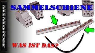 Sammelschiene  3 Phasenschiene 10mm² für FI und LS  was ist das Von M1Molter [upl. by Odlaumor]