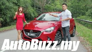 2015 Mazda2 15L SkyActiv review  AutoBuzzmy [upl. by Aret]