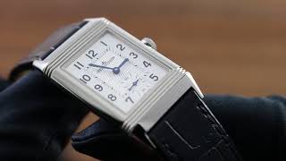 JaegerLeCoultre Reverso Classic Medium SmallSecond 2438520 Showcase Review [upl. by Oruam699]