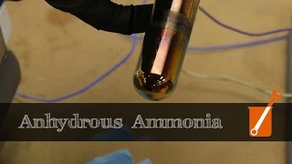 Distilling pure anhydrous ammonia [upl. by Anaiv]