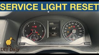 How to reset VW Caddy Service light [upl. by Henson]