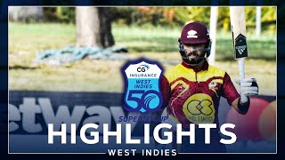 Highlights  Leeward Islands vs Windward Islands  Superb Kumar Century  CG Insurance Super50 Cup [upl. by Aicelef975]