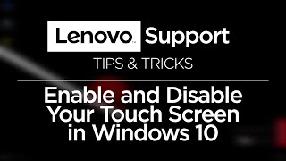 How To Enable and Disable the Touch Screen In Windows 10 and Windows 11 [upl. by Loris]