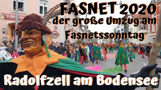 Radolfzell  Fasnet 2020  Der große Umzug am Fasnetssonntag [upl. by Eixirt302]