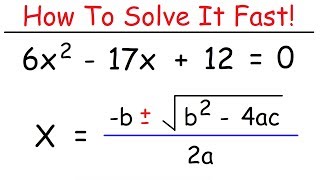 How To Solve Quadratic Equations Using The Quadratic Formula [upl. by Ainolopa144]