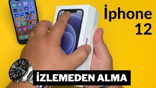 İPHONE 12 KUTU AÇILIMI SiYAH [upl. by Gnoud]