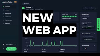 The New UptimeRobot Web App [upl. by Notsek]