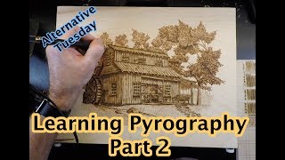 Learning Pyrography Part 2 [upl. by Ailemor]