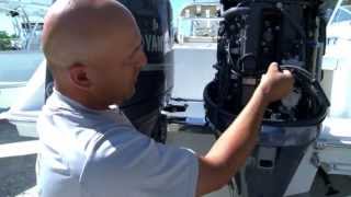 How To Change Spark Plugs In A Yamaha Outboard Motor [upl. by Leibrag]