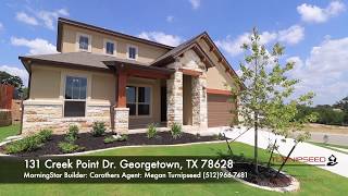 131 Creek Point Dr Georgetown TX MorningStar  Carothers [upl. by Yllier572]