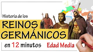 Los REINOS GERMÁNICOS ⚔  Resumen  Visigodos Ostrogodos Francos y Anglosajones [upl. by Lertnek734]