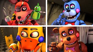 FNaF Every ROCKSTAR Character in a Nutshell [upl. by Ahsiekram]