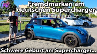 TESLA SUPERCHARGER Mit Fremdmarken am Supercharger  Kosten amp Probleme [upl. by Hola474]