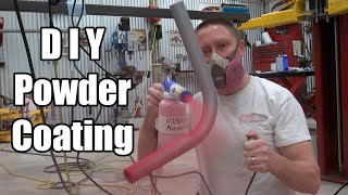 DIY Powder Coating  How to  Eastwood Co Kit Try Out [upl. by Reuben]