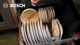 How To Load A Dishwasher Bosch Dishwasher Tip 1 [upl. by Fitts]