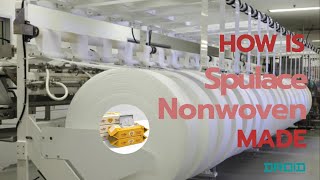 Wet wipes raw material Spunlace nonwoven for wet wipes production process Droid Group [upl. by Rajiv651]