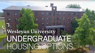 Wesleyan University Undergraduate Residence Options [upl. by Metzger698]