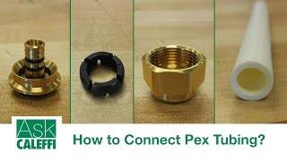 How to connect PEX tubing [upl. by Adnamal]