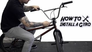 HOW TO INSTALL A BMX GYRO BRAKE SYSTEM [upl. by Ltney540]